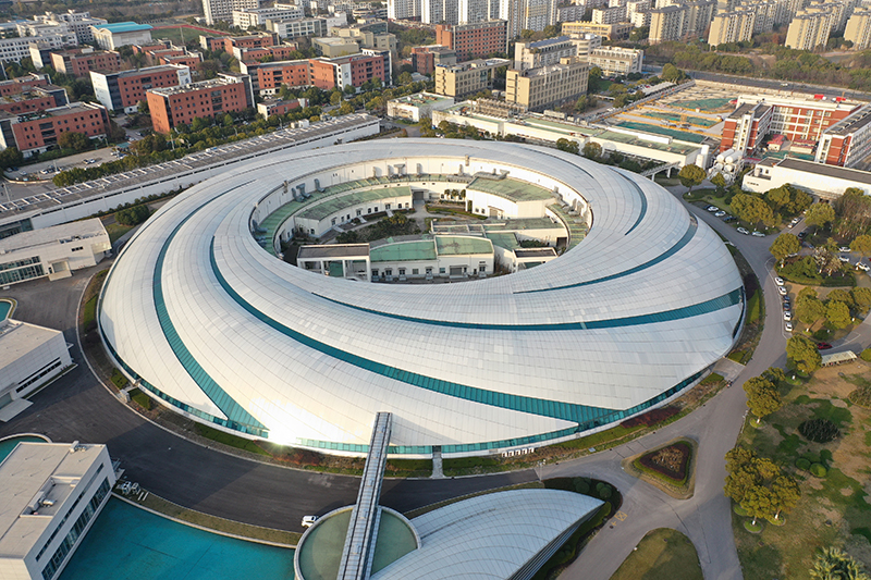 2019年3月12日，航拍上海光源項目。